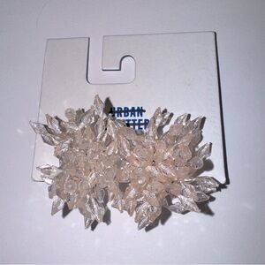 Urban Outfitters Light Pink Beaded Pierced Earrings. NEW